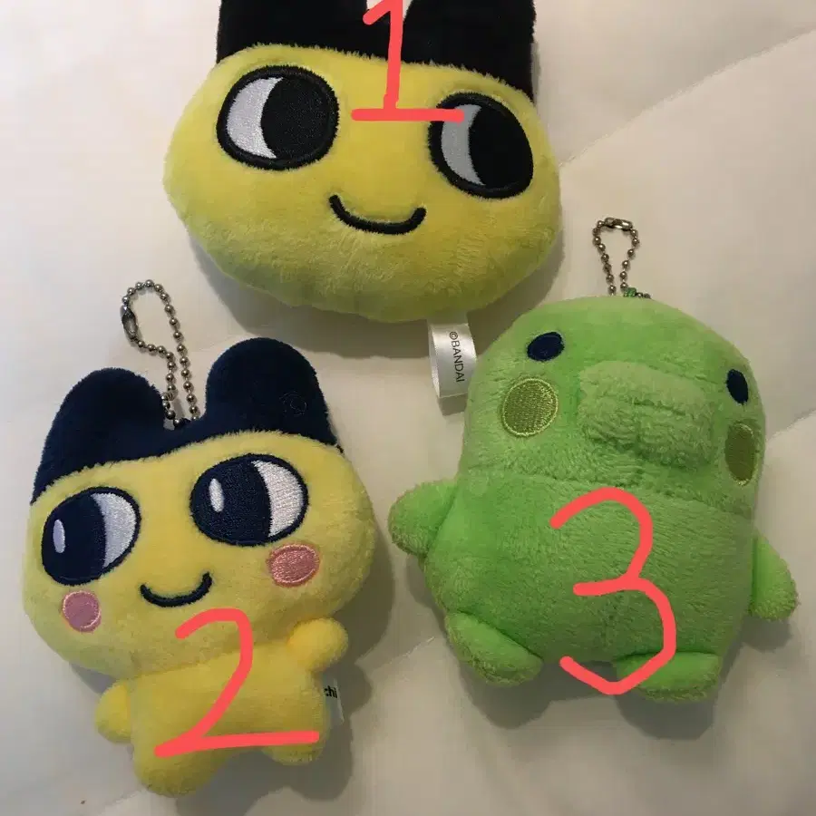 다마고치 마메치 쿠치파치 인형 키링