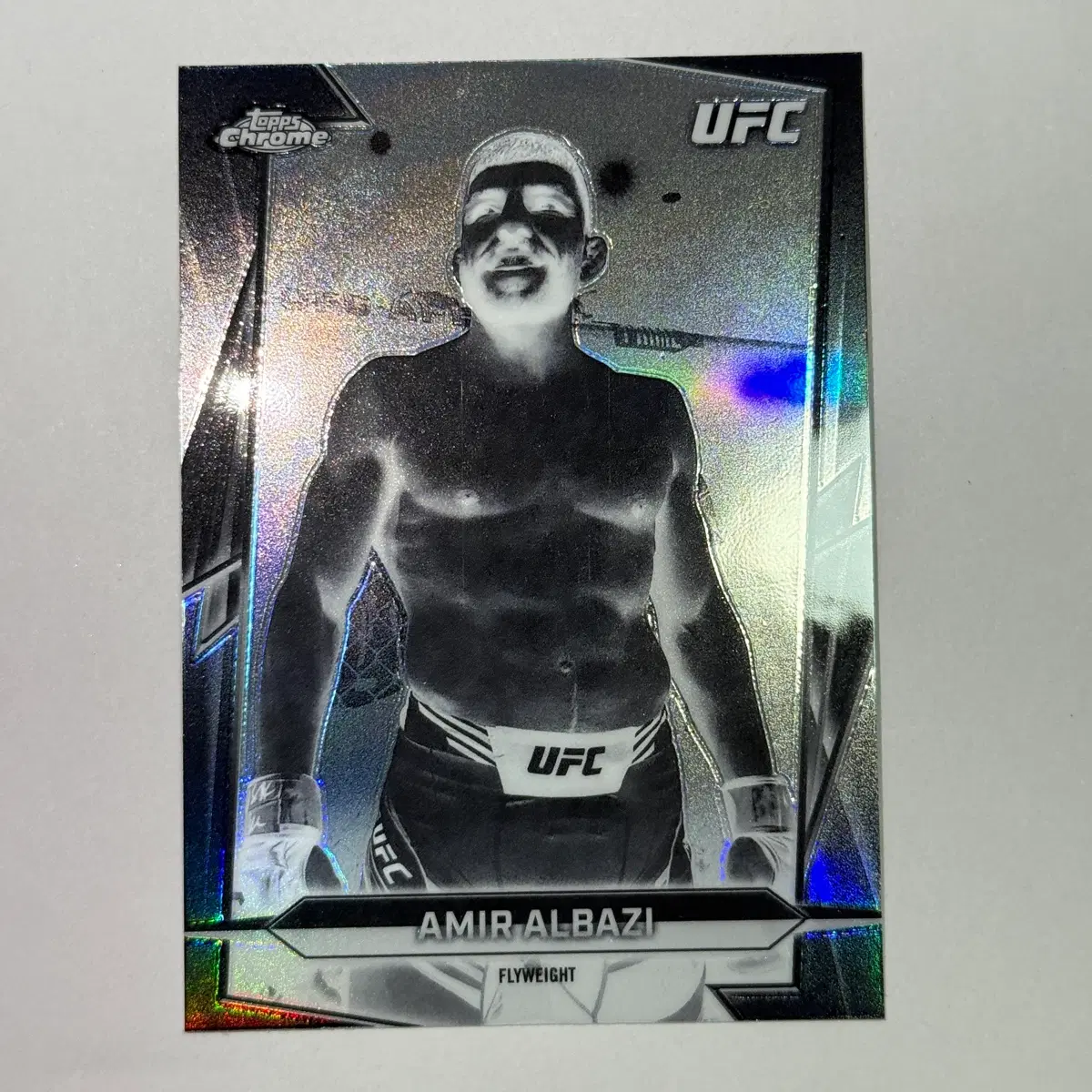 UFC 아미르 알바지 네거티브 탑스크롬 UFC 카드