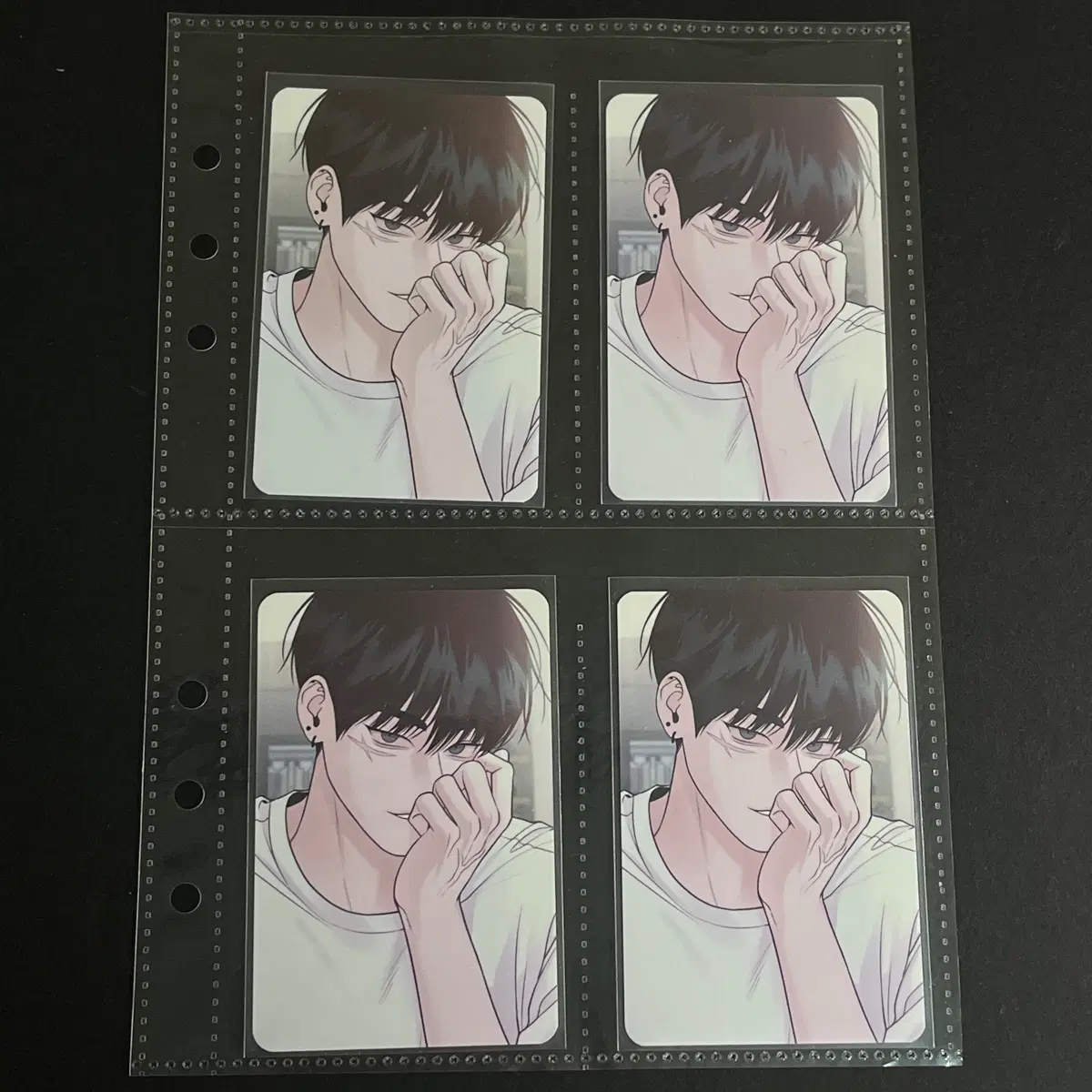 월요일의 구원자 윤원 컬렉션 포토카드 포카 4장 일괄