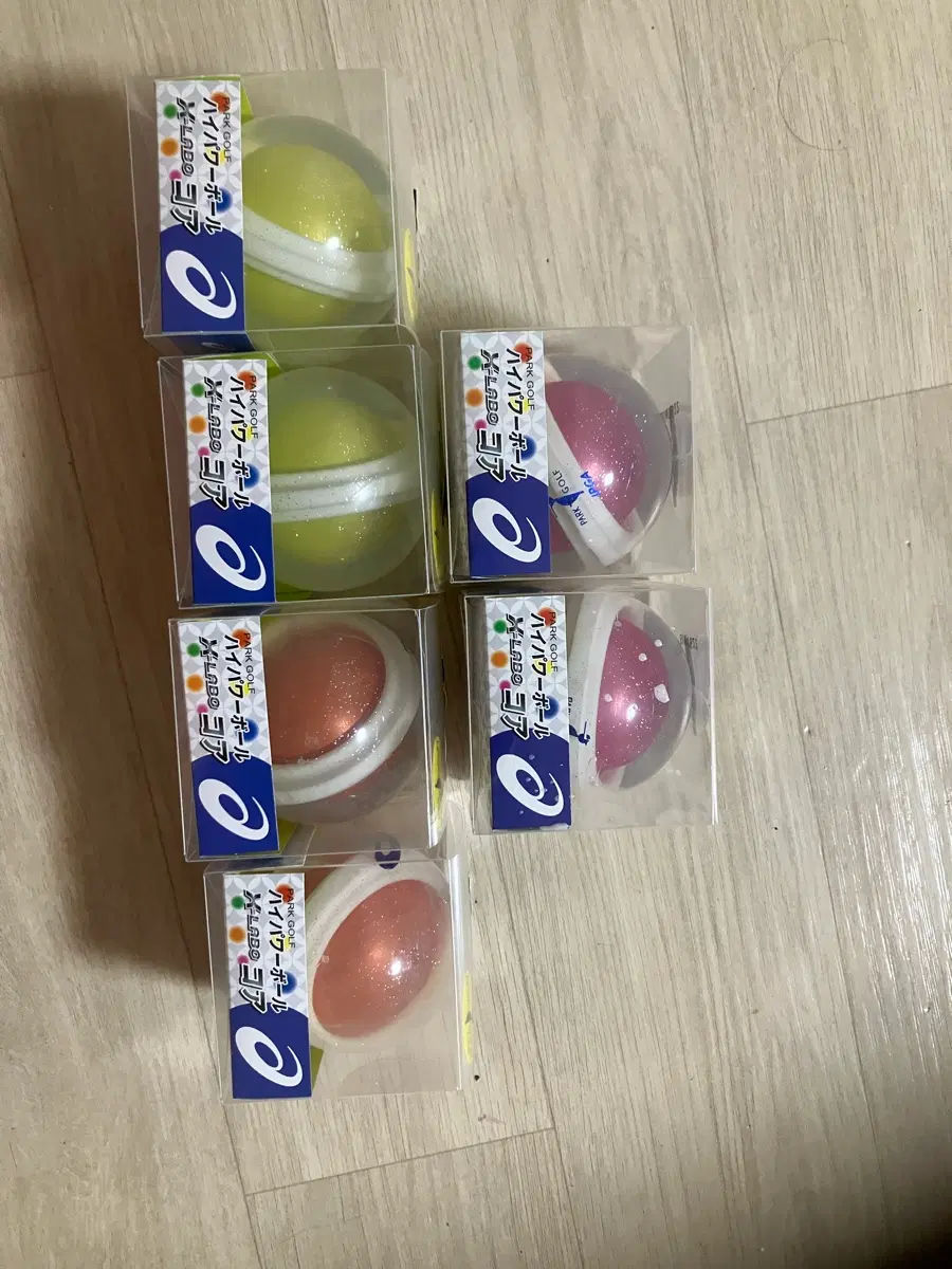 아식스 하이파워볼 파크골프 공 3피스 하나 신품