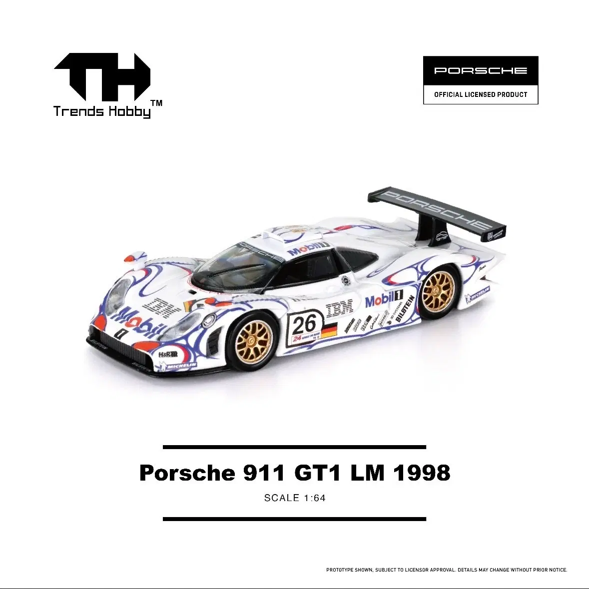 트랜즈 하비 포르쉐 911 GT1 LM 1988(64스케일)