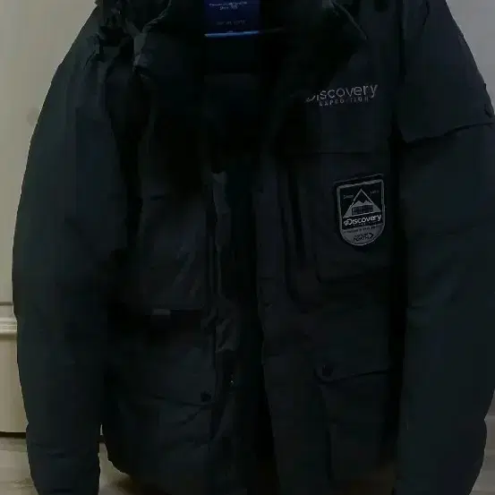 남성의류 디스커버리 구스다운 패딩 점퍼