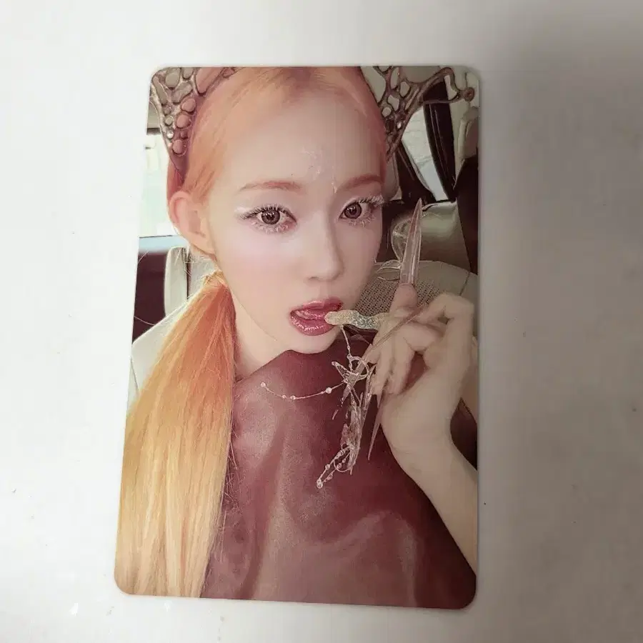 에스파 아마겟돈 kms 특전 윈터 포카