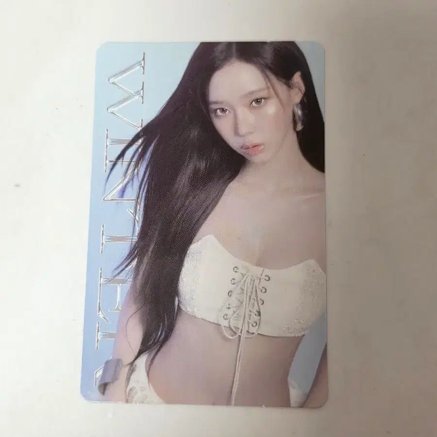 에스파 윈터 콘서트엠디 볼캡 포카