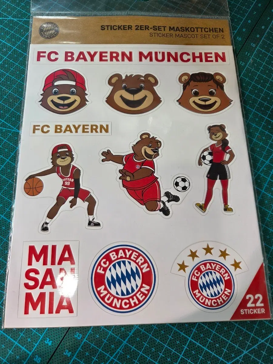 FC 바이에른 뮌헨 스티커 22개 세트