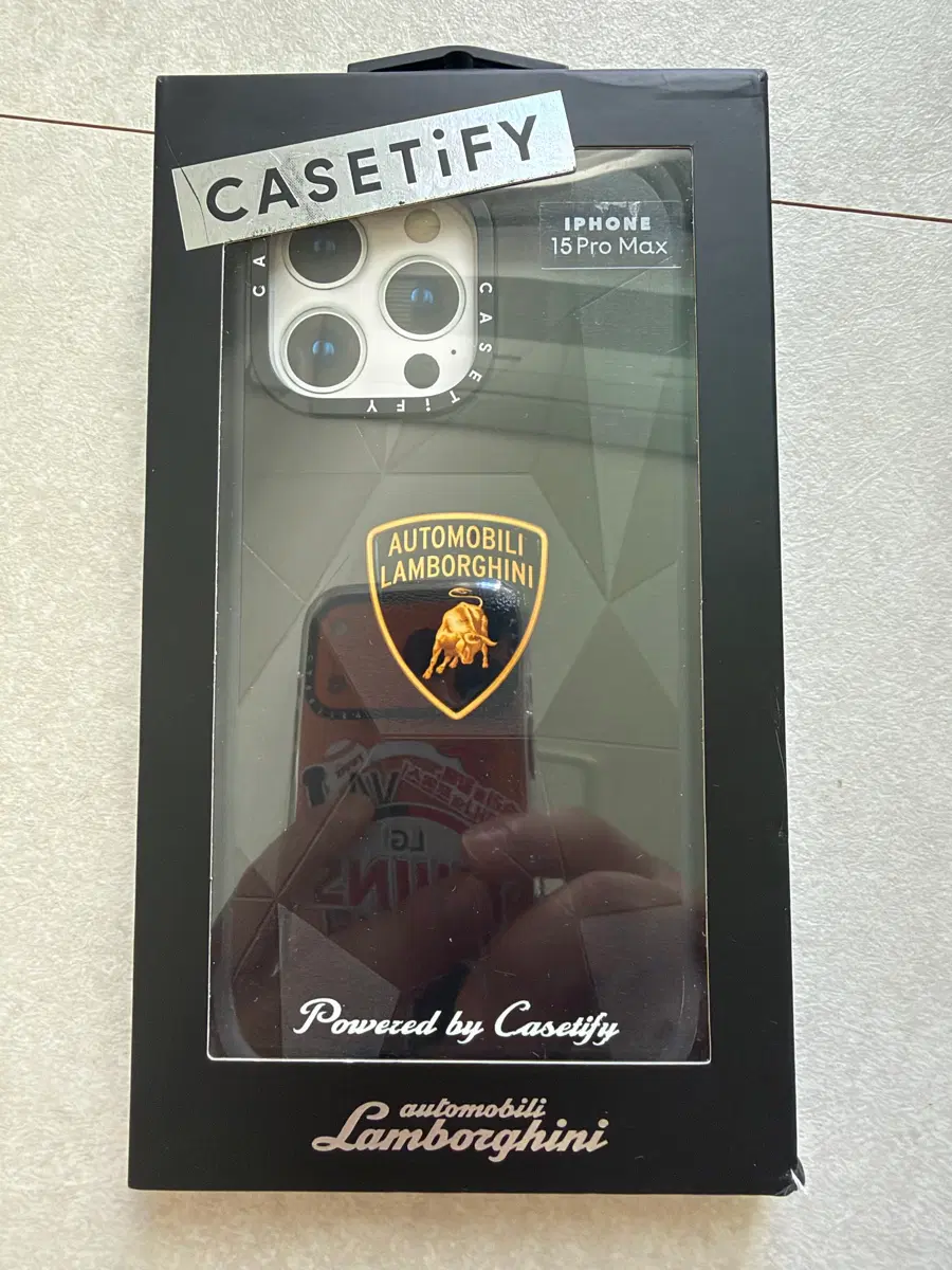 CASETiFY 아이폰 15 프로 맥스 람보르기니 케이스