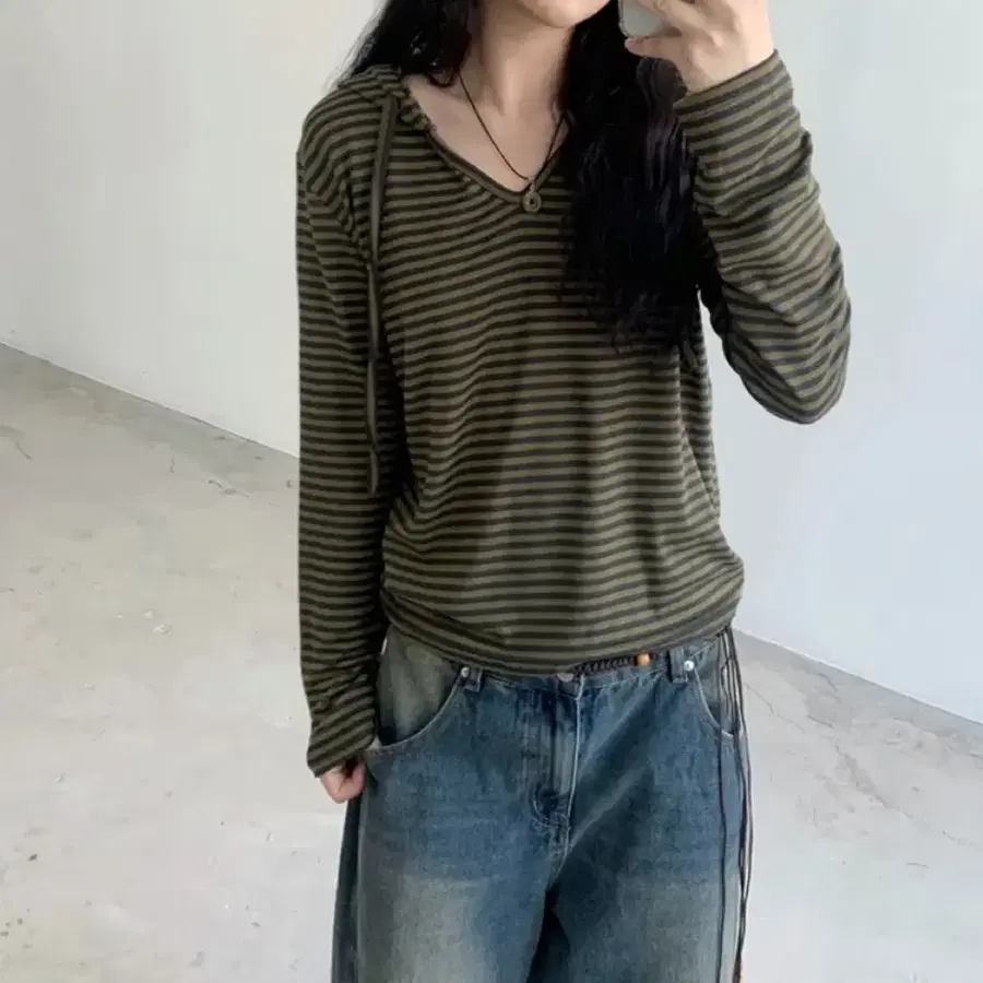 인더모어 키코 단가라 후드티셔츠