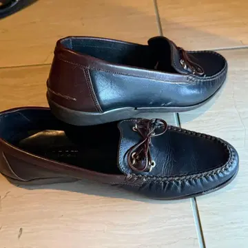 BALLY 가죽 로퍼 다크 브라운