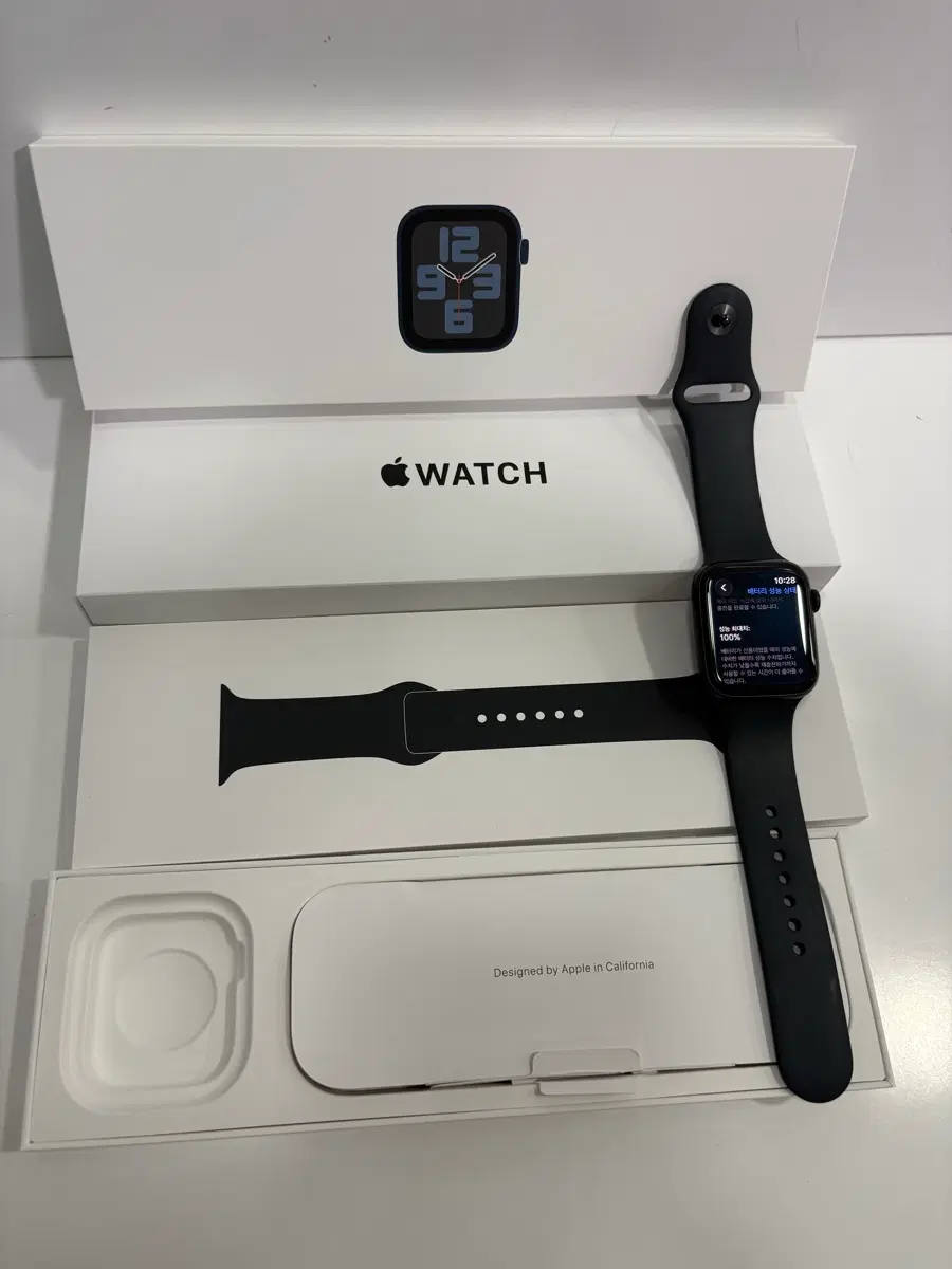 애플워치 se2 44mm 배터리성능 100% 풀박스