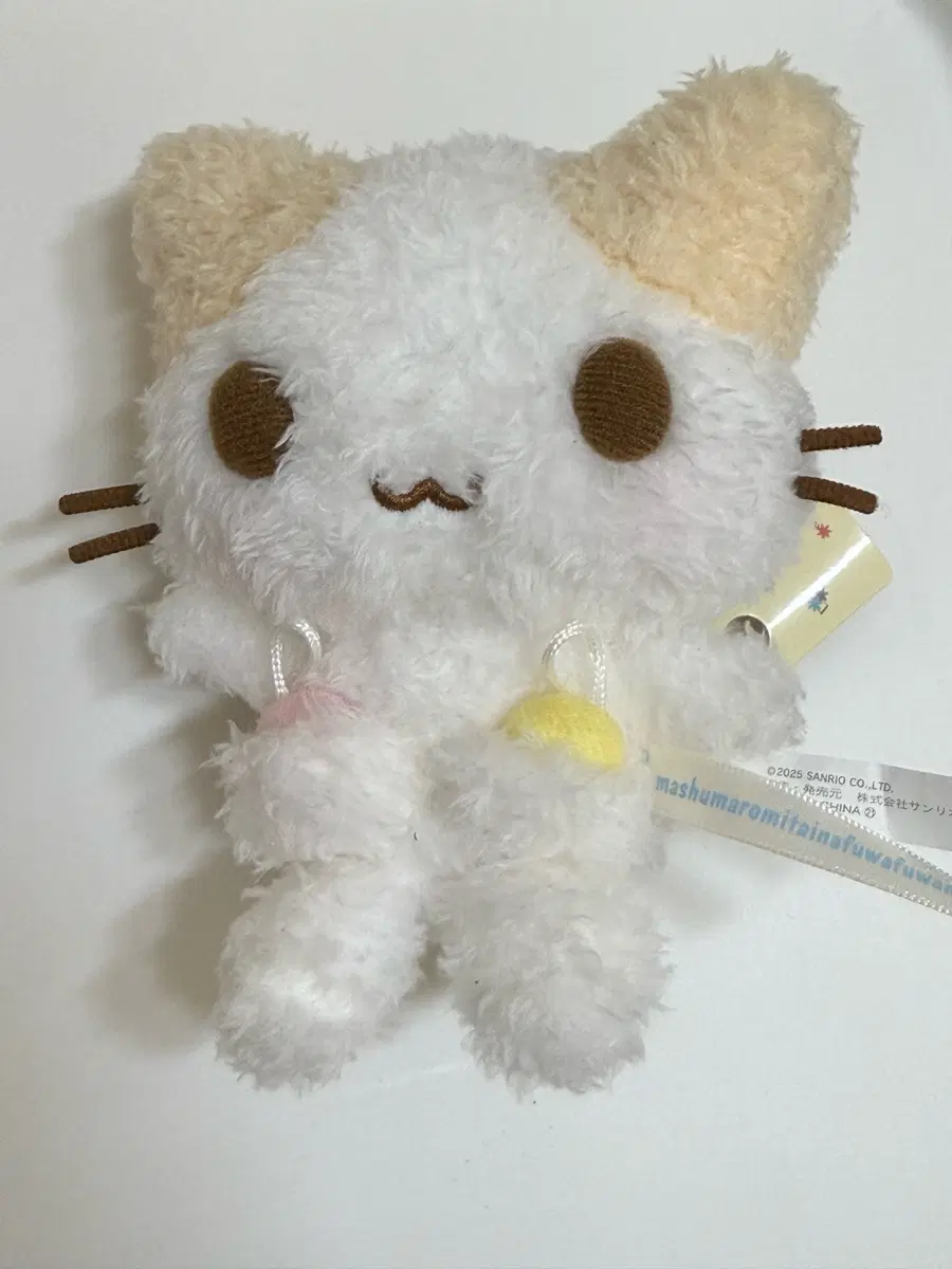 산리오 마슈마로 네코모임 마스코트 인형