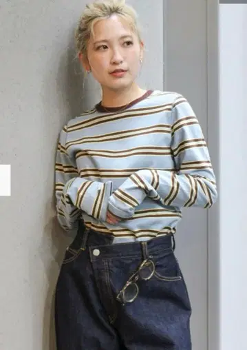 Ungrid 보더 롱 슬리브 Tee 2026AW