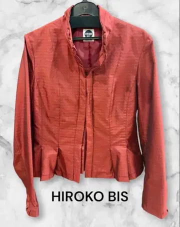 HIROKO BIS 히로코비스 스탠드 카라 자켓 보르도 9 M