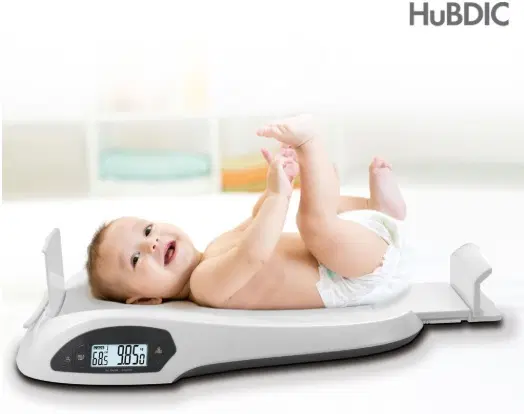(휴비딕) HUS-315B 유아용 디지털 체중계 신장측정 반려동물 체중계