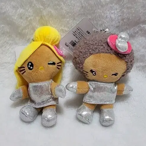 새상품)키티 인형 키링2개 세트