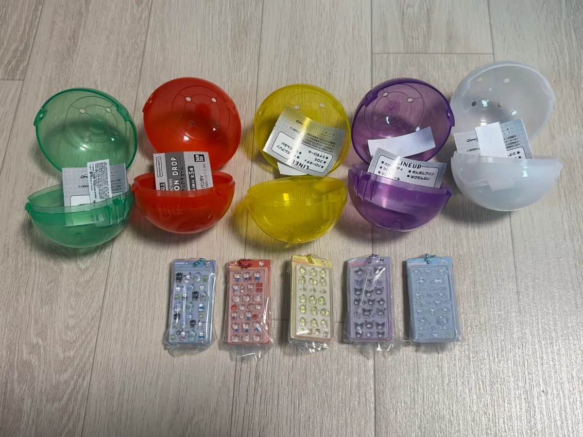 산리오 봉봉드롭 가챠 풀세트