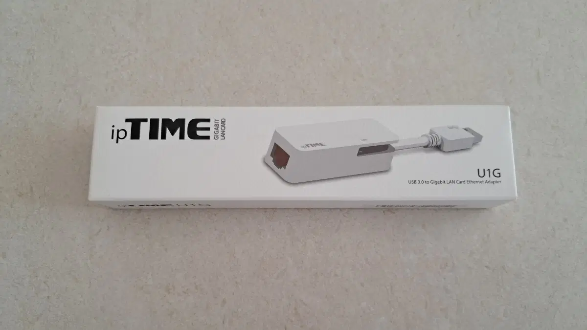 새상품ipTIME U1G USB 3.0 기가비트 랜카드 이더넷 어댑터