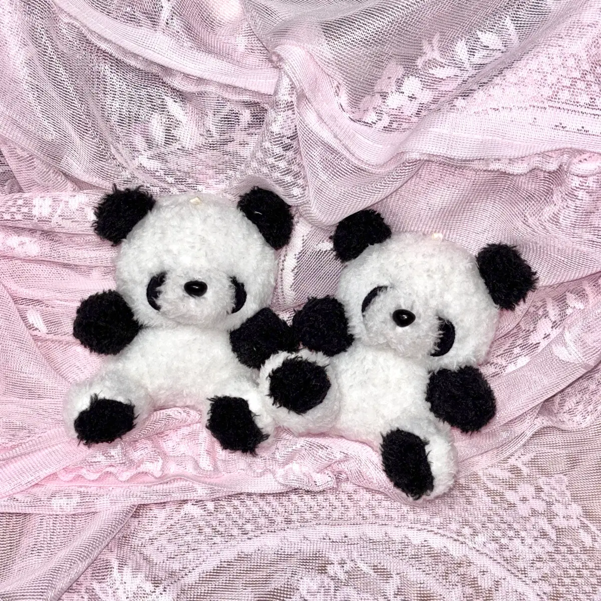빈티지 판다 인형