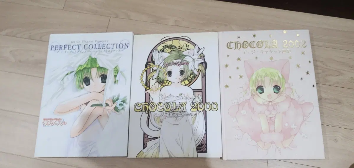 디지캐럿(Di Gi Charat) 화집 3종 세트