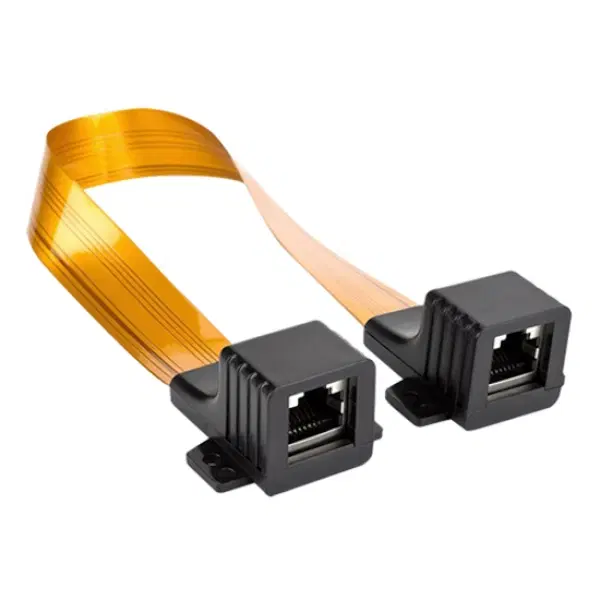 RJ-45 F/F 창틀형 필름형 연장케이블 0.3m