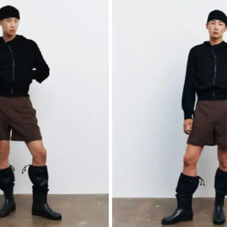 누마레ee 초판 ss 커브드 후드집업