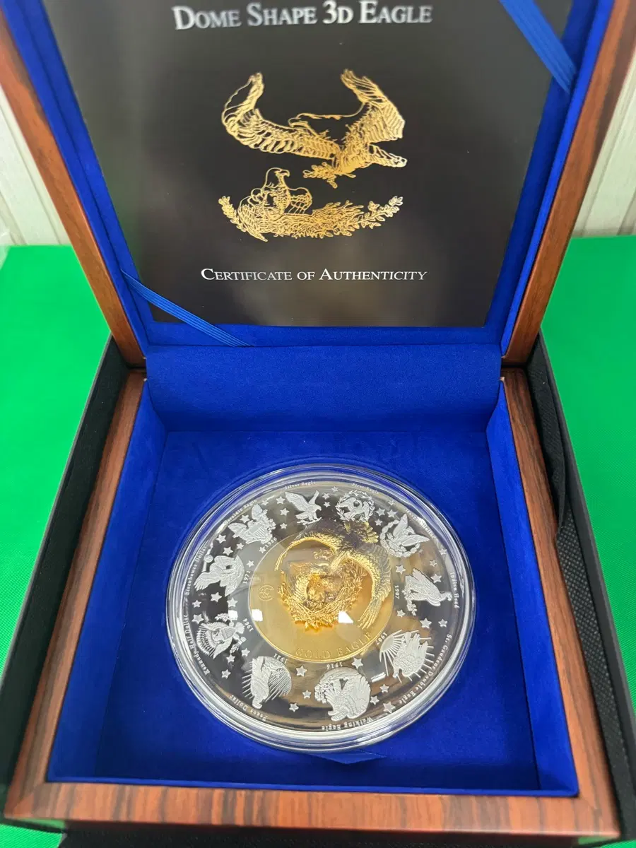 바베이도스 이글 40주년 3D 10온스 은화
