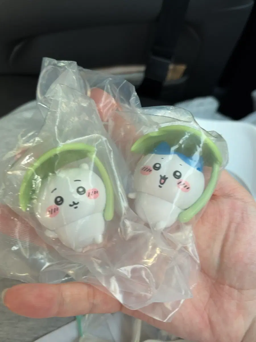 먼작귀 우산 피규어