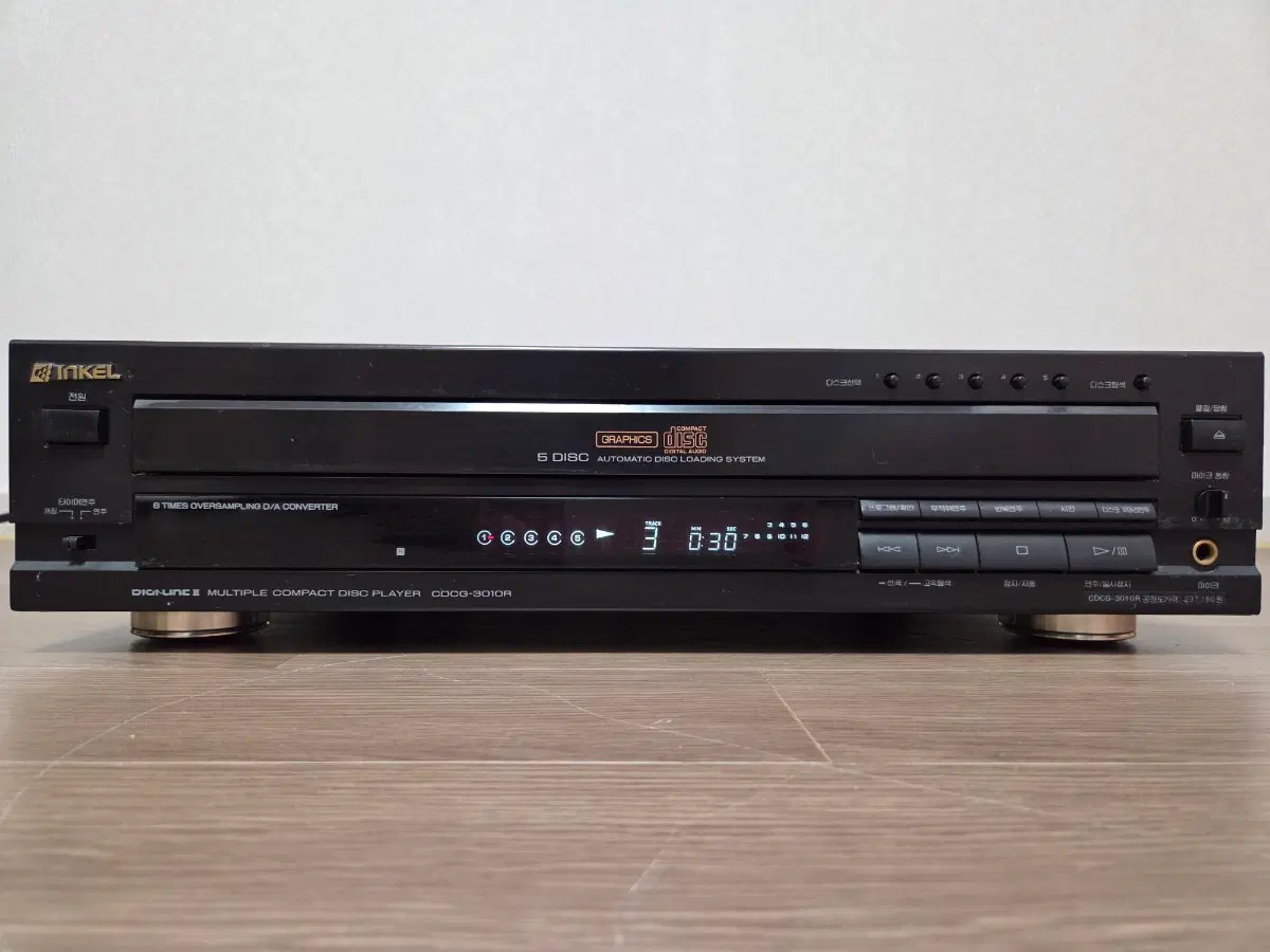 인켈 5CD 플레이어 CDCE-3010R