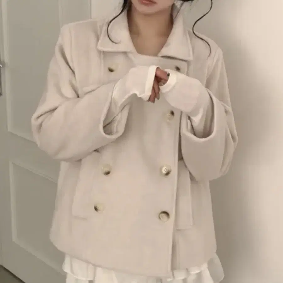 에이블리 코트 숏코트