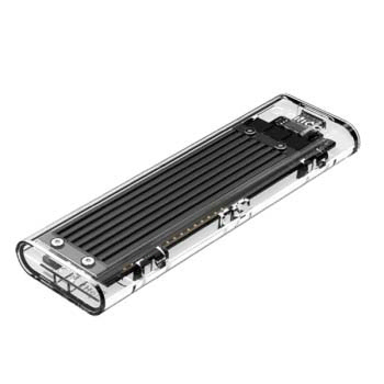 M.2 SATA SSD 외장케이스 USB3.0 투명형