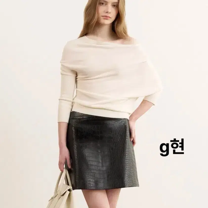 라플라 제작 메릴 레더 미니 스커트
