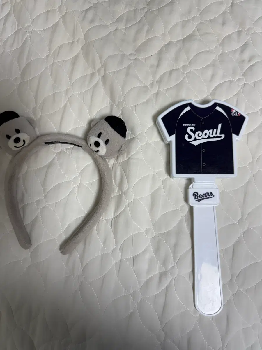 두산베어스 짝짝이&머리띠