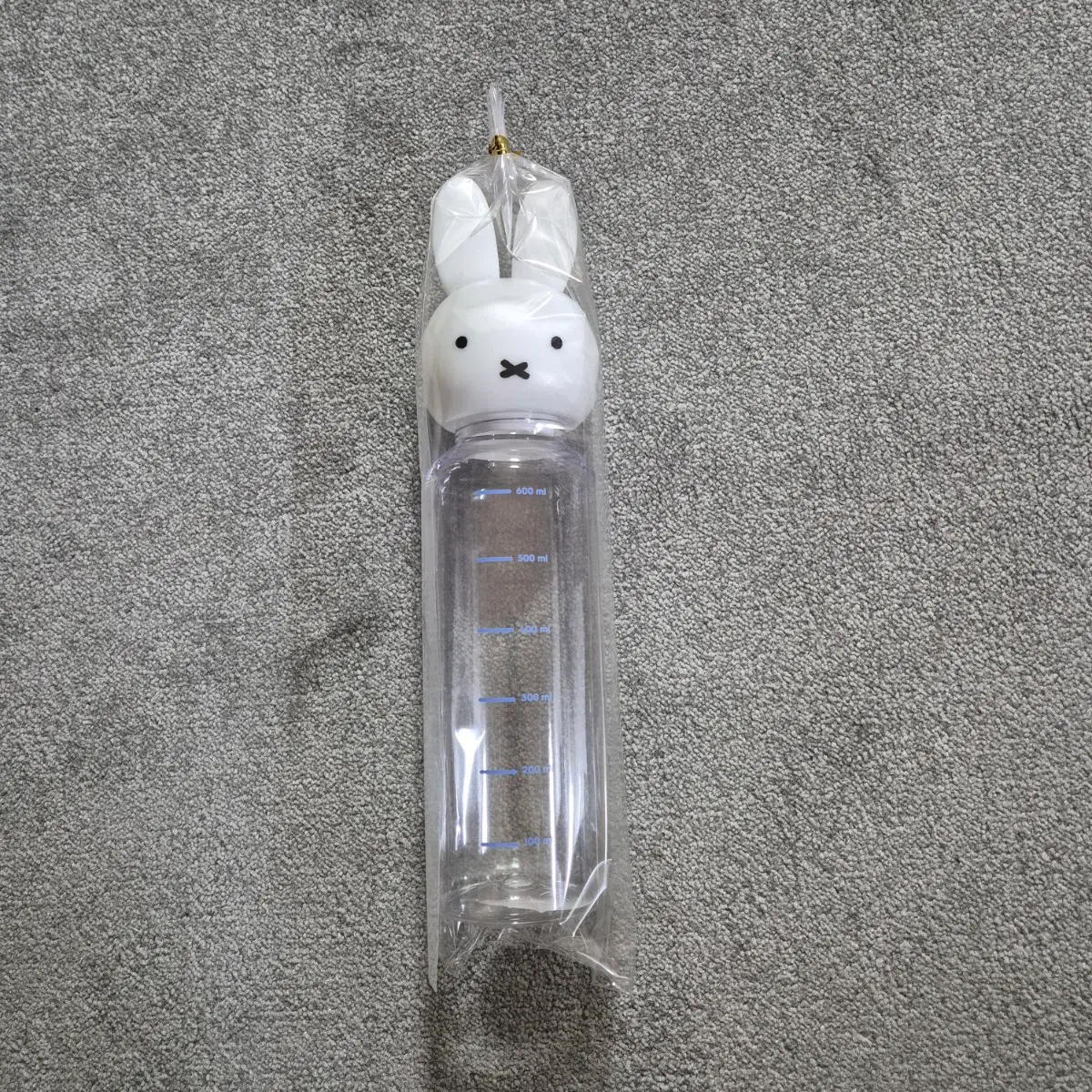 [hema정품/새상품] 미피 얼굴 마스코트 물병 물통 600ml