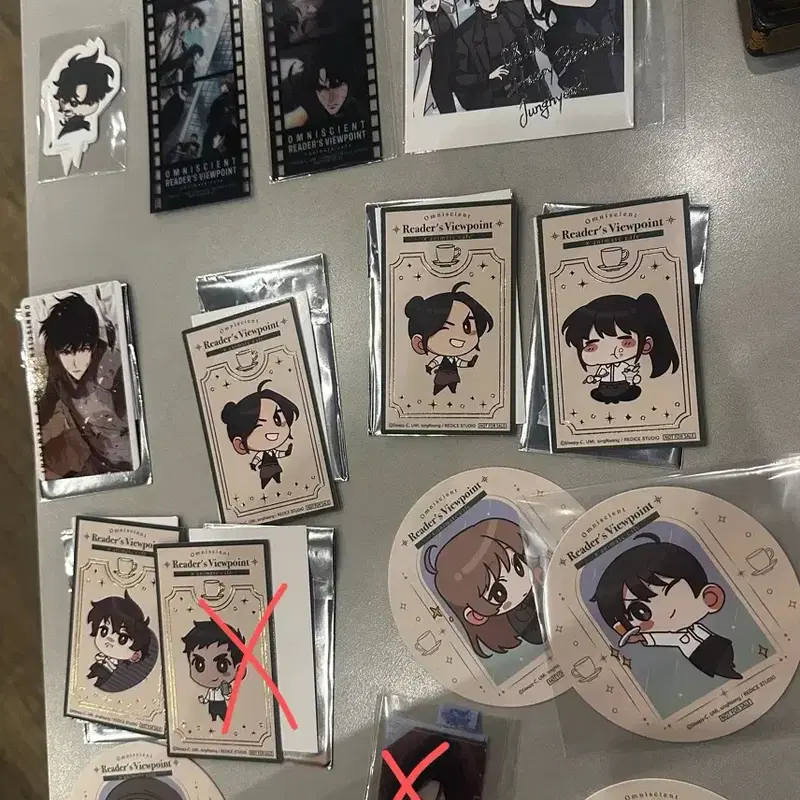전지적독자시점 전독시 굿즈모먼트 애니메이트 카페 특전 필름 코스터 포토카드 교환 판매