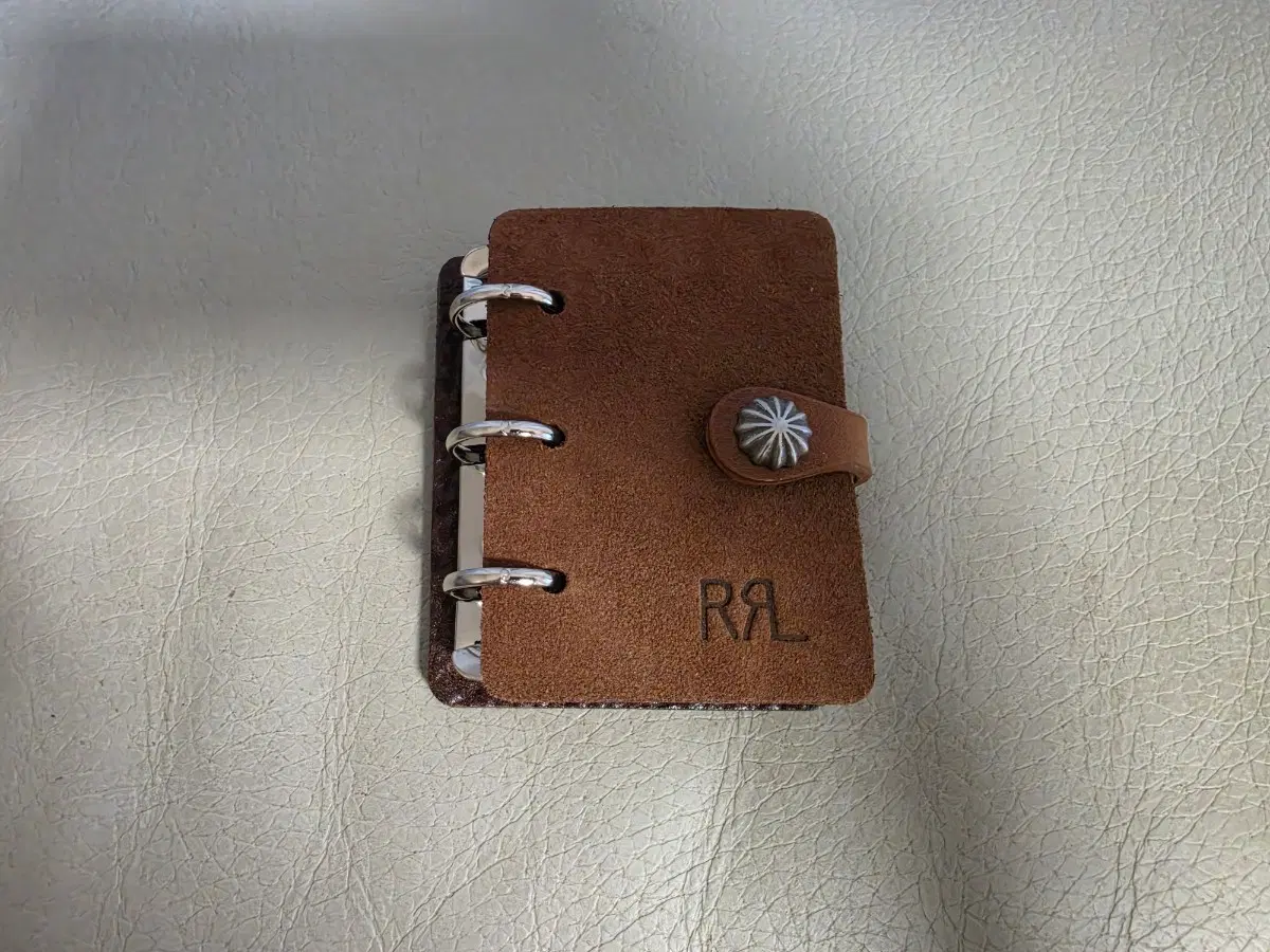 RRL 더블알엘 스웨이드 레더 노트