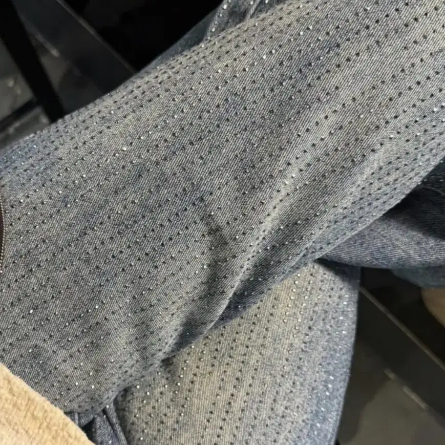 글리터 반짝이 청바지