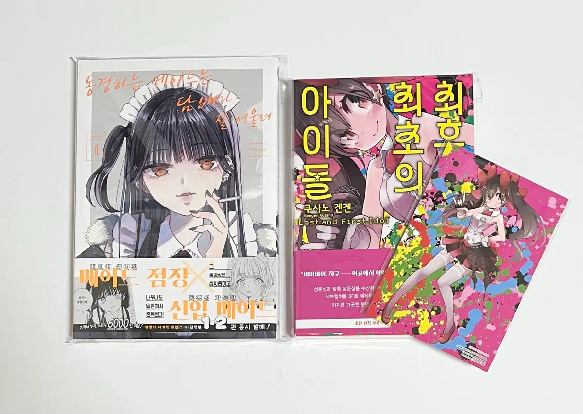 (일괄) 최후이자 최초의 아이돌, 동경하는 메이드는 잘 어울려 만화책 gl