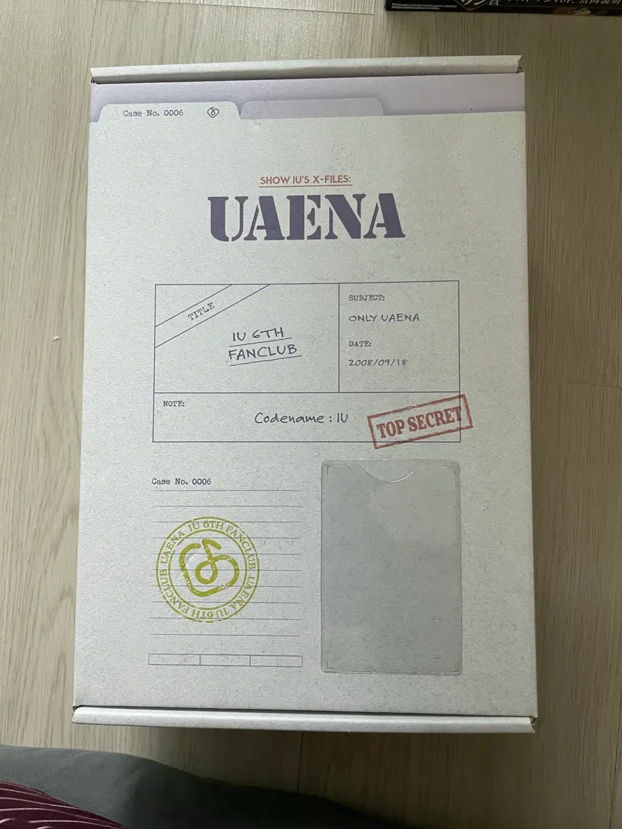 아이유 UAENA 6기 팬클럽 박스 (회원 카드 제외)