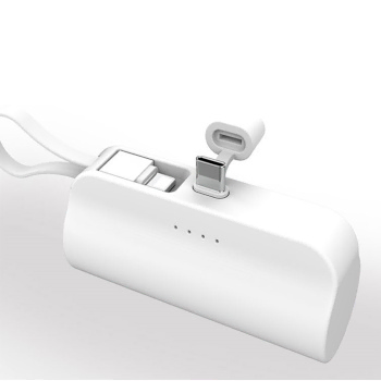도킹형 5000mAh 일체형 C타입 8핀 보조배터리