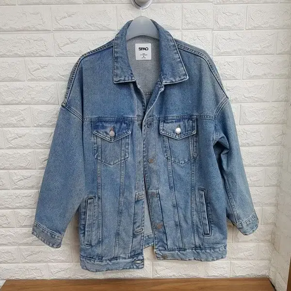 스파오 데님 자켓 M 66 (오버핏 청자켓)