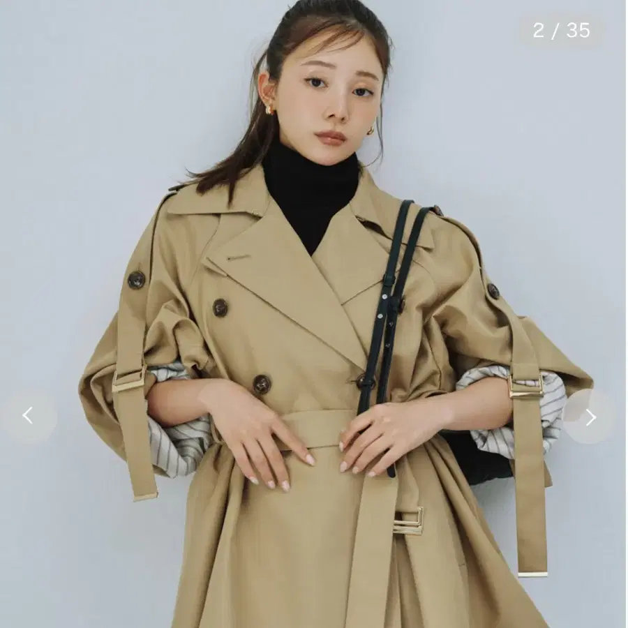 [새상품] 스나이델 베이지 트렌치 코트