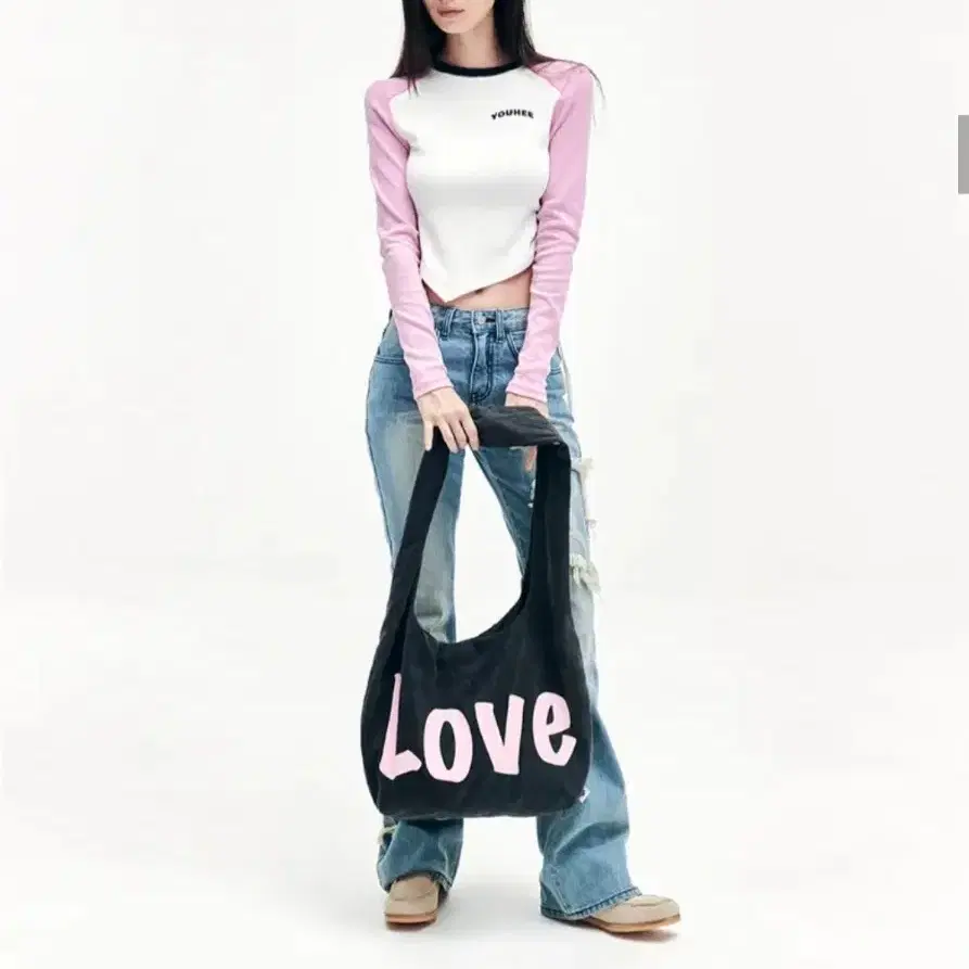 유희 레터링 빅백 차콜