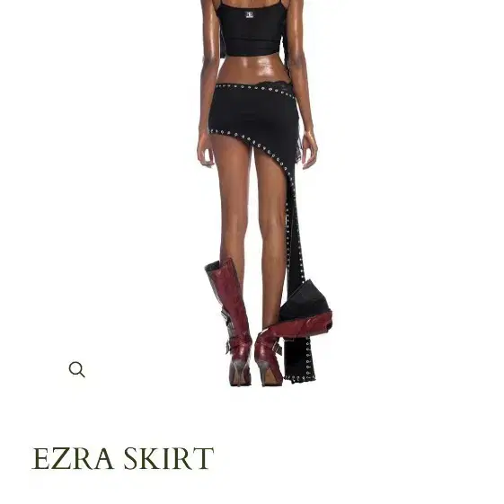 Huelley Rose EZRA 스커트 블랙