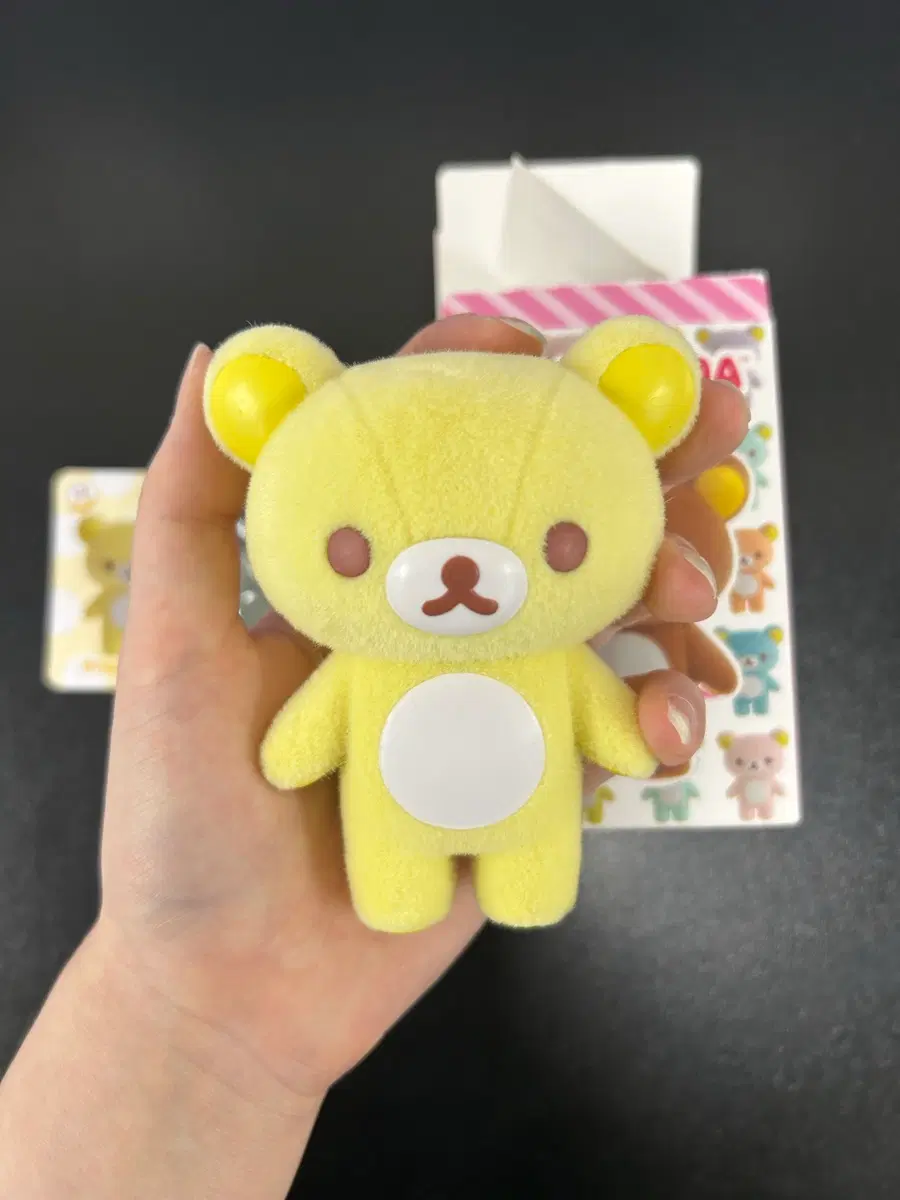 리락쿠마 샤베트 피규어 (노랑)