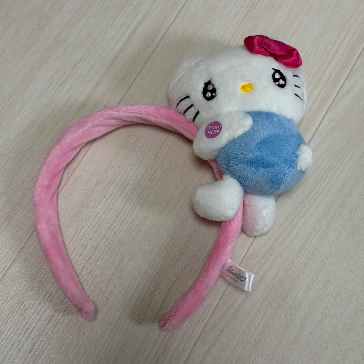 헬로키티 머리띠 불빛 블러셔