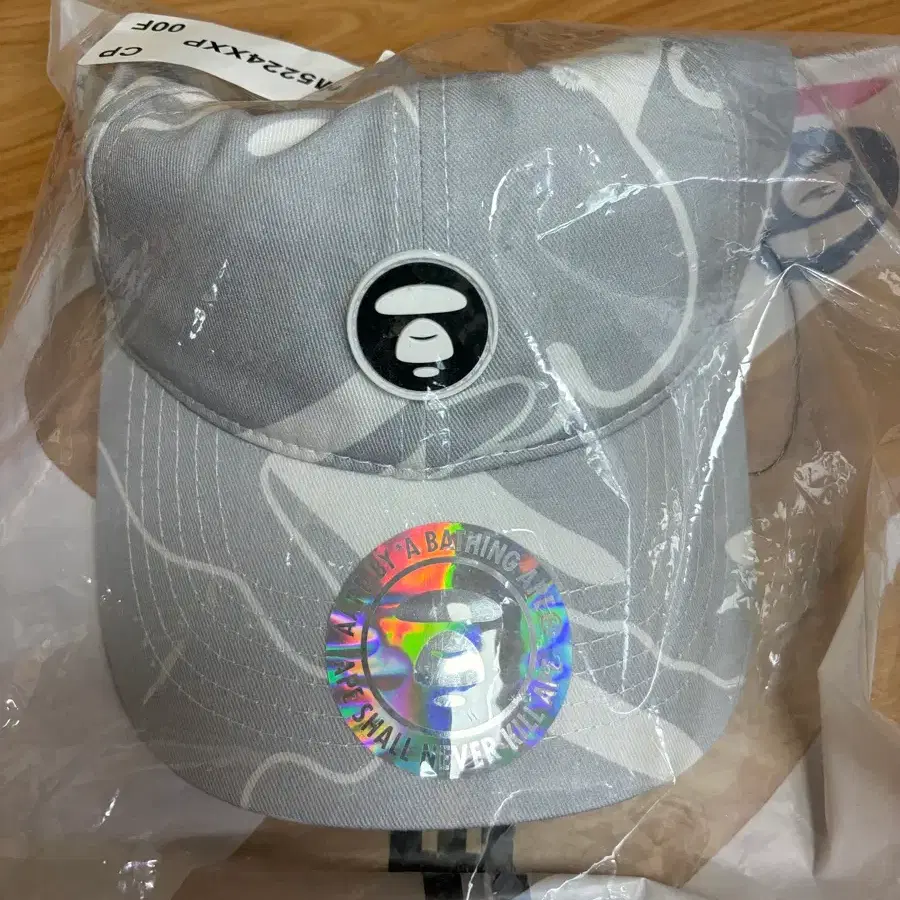 BAPE 베이프 카모 패턴 볼캡 그레이
