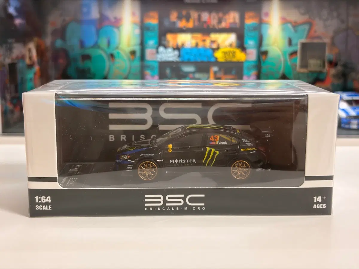 BSC 스바루 WRX STI 499대 한정판 1:64 모델