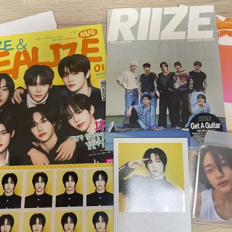 라이즈 허그 매거진 폴라 포카 앨범 띠뿌씰