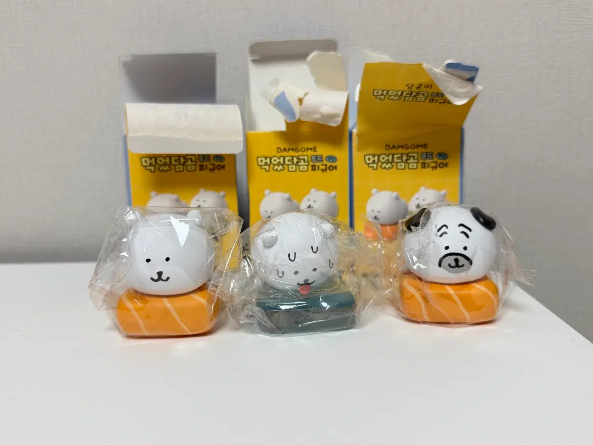 담곰이 먹었담곰 피규어 3종 세트