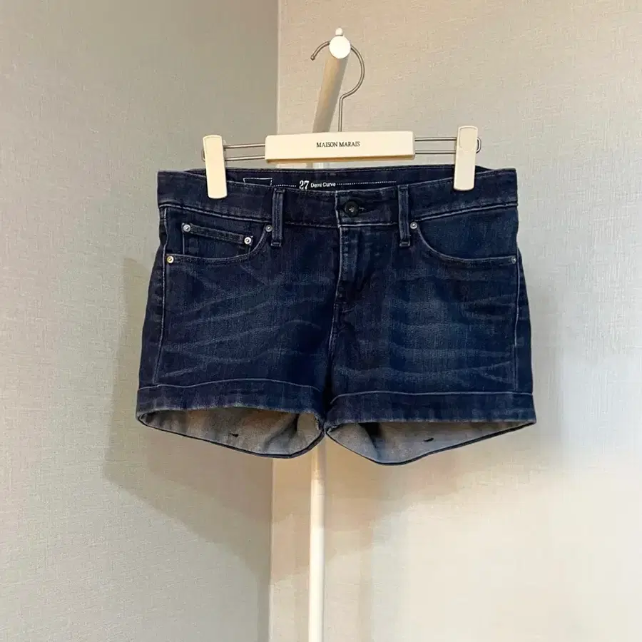 리바이스 여자데님 진청쇼츠 반바지