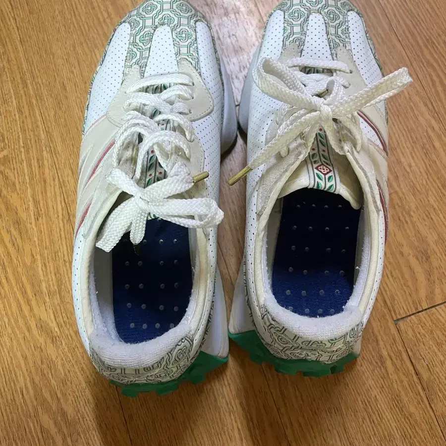 뉴발란스 574 화이트/그린 260
